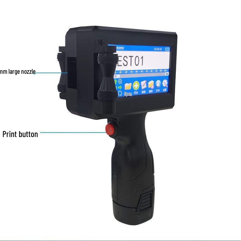 B7 Handheld Inkjet Printer with Quick-Dry Ink for Carton and Bag Date Coding