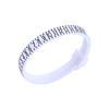 White Accurate Plastic Gauge Finger Measure Ring Sizer Accessory Measure Tools Jewelry