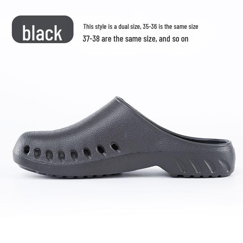 Waterproof Non-Slip Surgical Shoes for Doctors and Nurses – Closed-Toe Protective Slippers for Hospital, Laboratory, and ICU Use