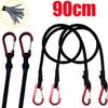 Adjustable Elastic Strap Multipurpose Tie Down Utility Rope Pack 8mm Bungee Cord with Hooks for Camping Luggage Bicycle Cargo
