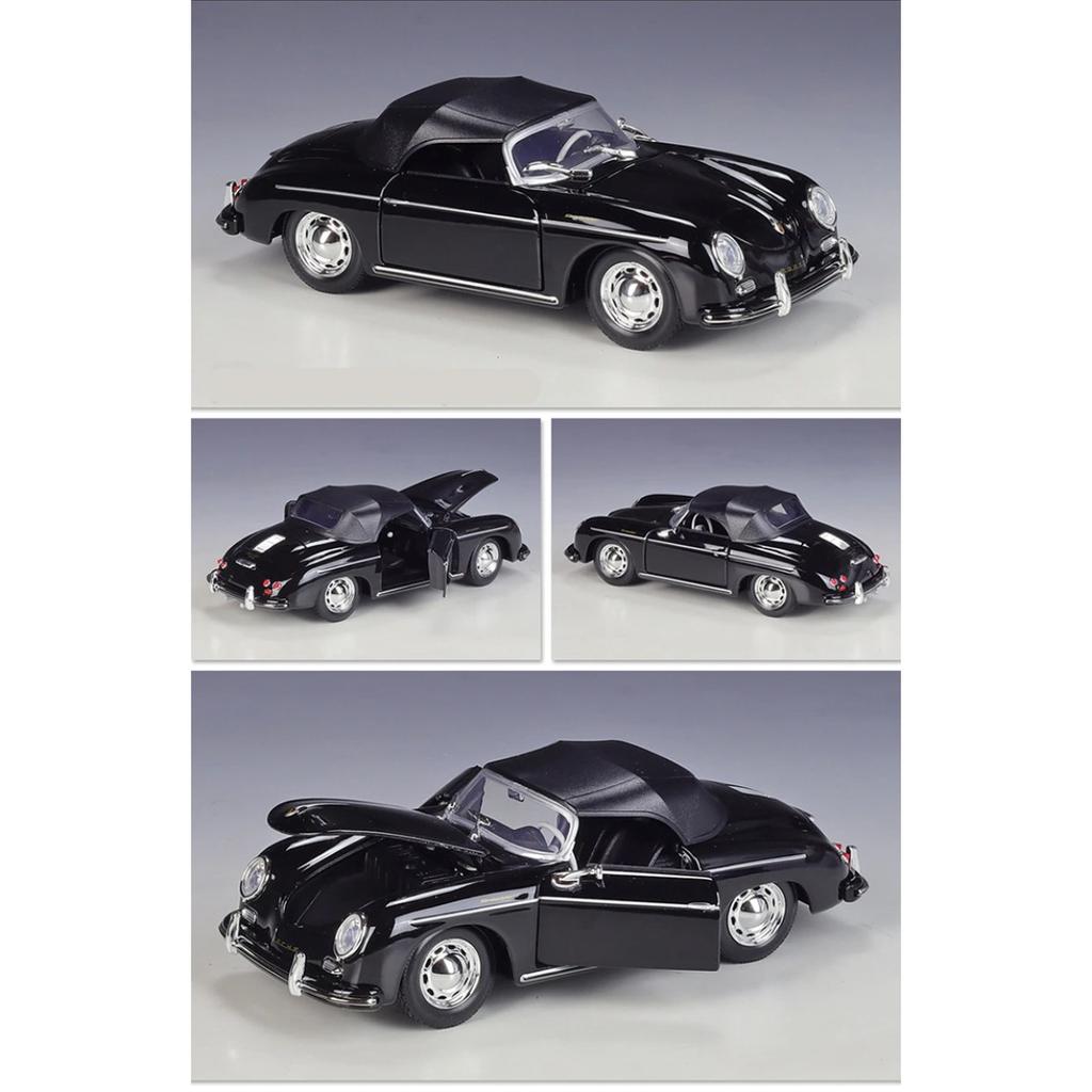 Welly 1/24 Porsche 356A Speedster 1600 Super Alloy Sports Car Model Diecast Metal Racing Car Model Simulation Childrens Toy Gift