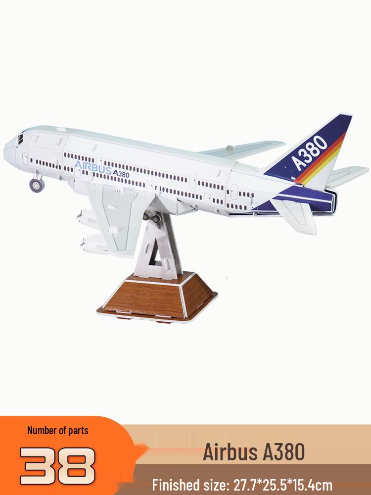Fujian Aircraft Carrier 3D Puzzle Warship - Handmade Educational Toy