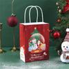 Bag Cookie Packaging Bags Cake Package Santa Claus Christmas Gift Bags Elk Kraft Paper Gift Box