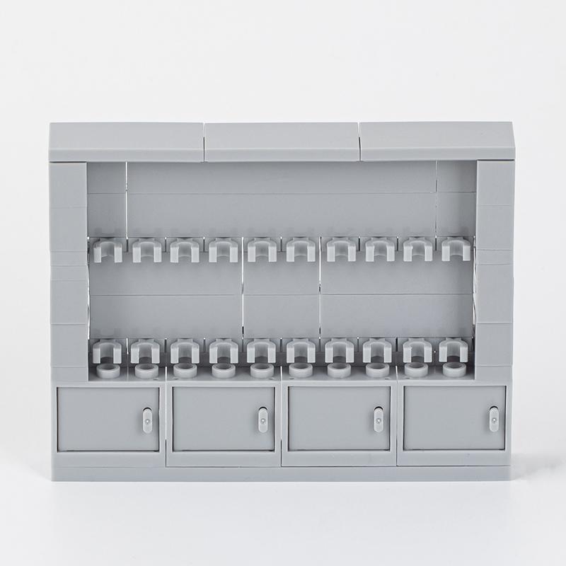 MOC Weapon Rack Bricks WW2 Gun War Military Sniper Rifle Compatible Figure Building Blocks Friends Gift Toys For Children Adults