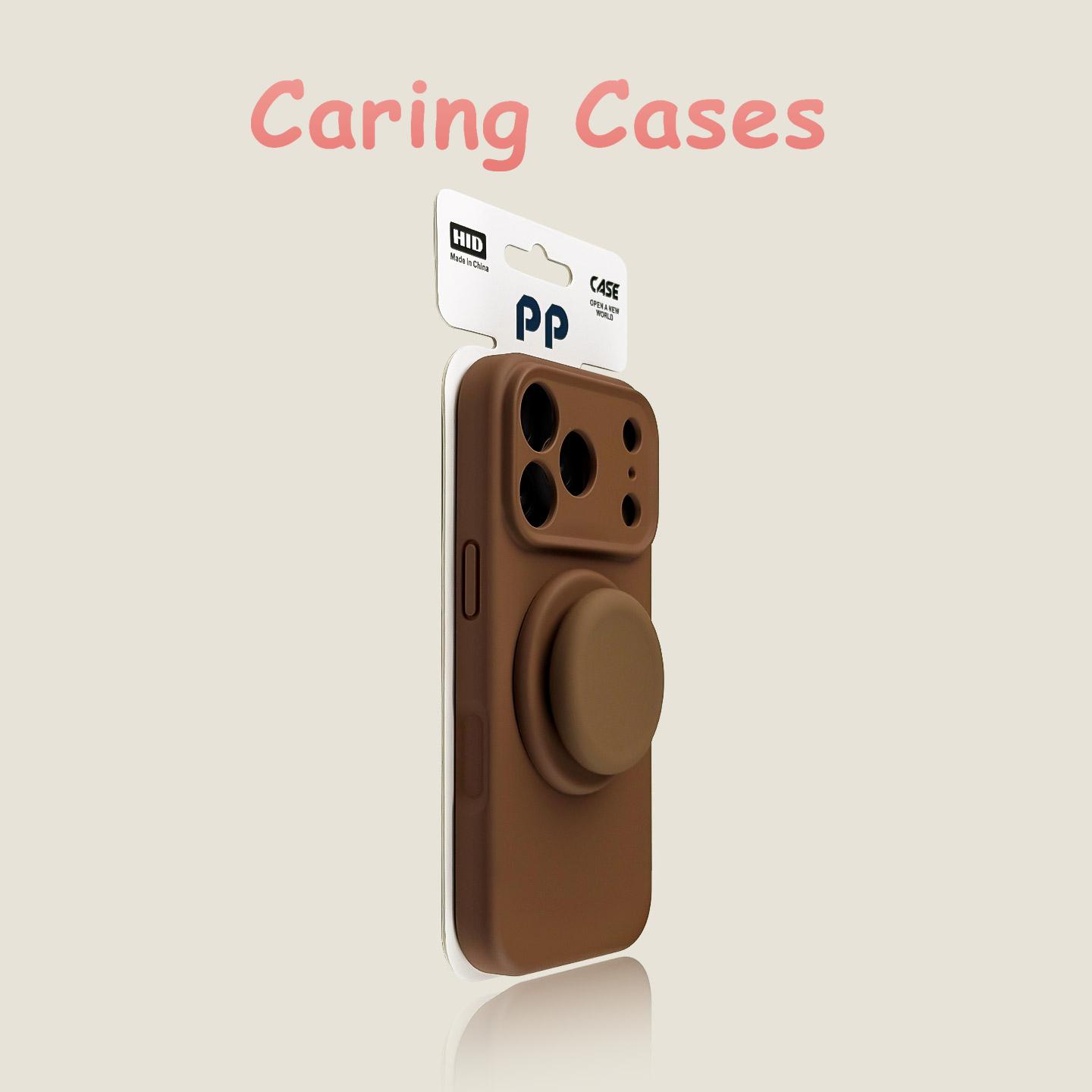 

For iPhone 17 Pro Max Case Brown Magnetic Silicone Stand Shockproof Compatible with iPhone 16 15 14 13 12 11 iPhone 11