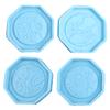 For Creative New Year Totem Coaster UV Crystal Epoxy Resin Mold Cup Mat Pad Silicone Mould DIY Crafts Home Decoration Mo