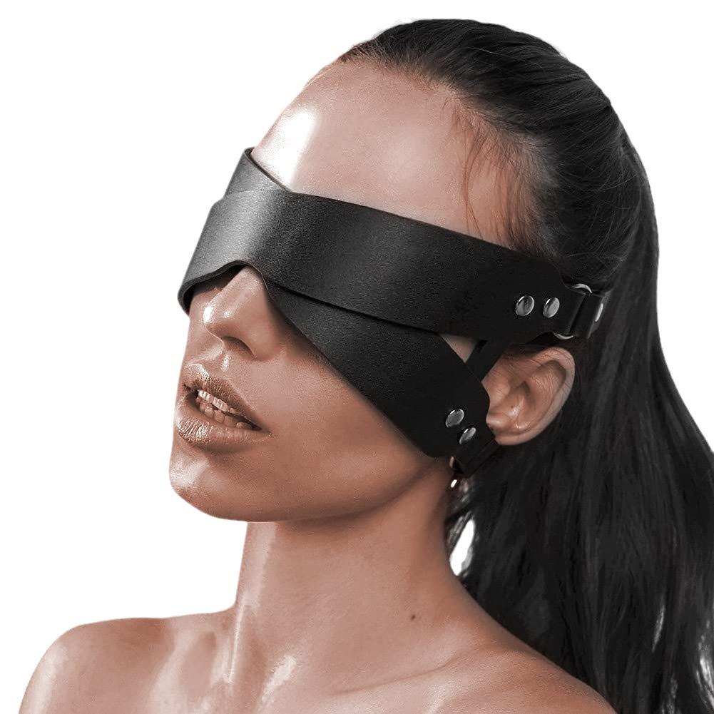 Role Play Punk Simple Personality Cross Fun Blindfold Party Masquerade Men And Women Game Decorative Cosplay Blindfold Mask