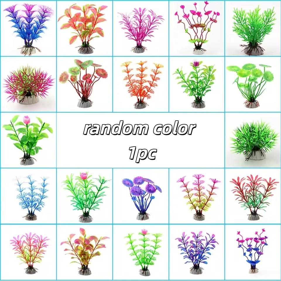 

Plastic Fish Tank Decoration Artificial Aquatic Plants Aquarium Landscaping Flowers Aquatic Simulation Plant Decorations