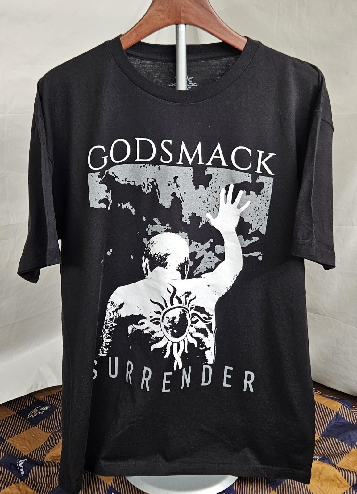 Men s Godsmack Surrender Graphic Size Large Black Unisex T-Shirt S