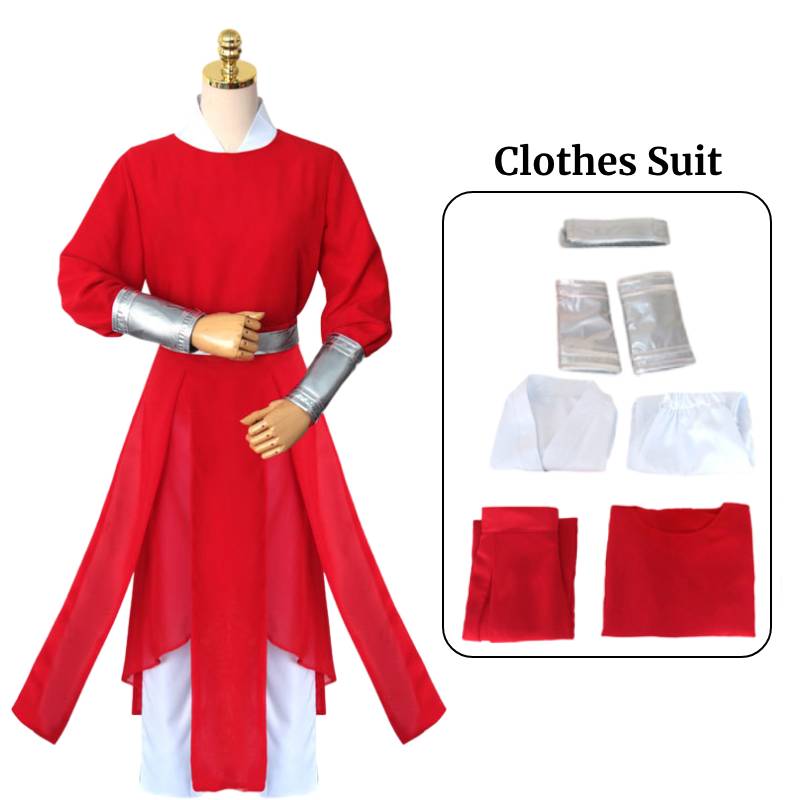 Heaven Officials Blessing San Lang Hua Cheng Cosplay Costume Hanfu Makeup Props