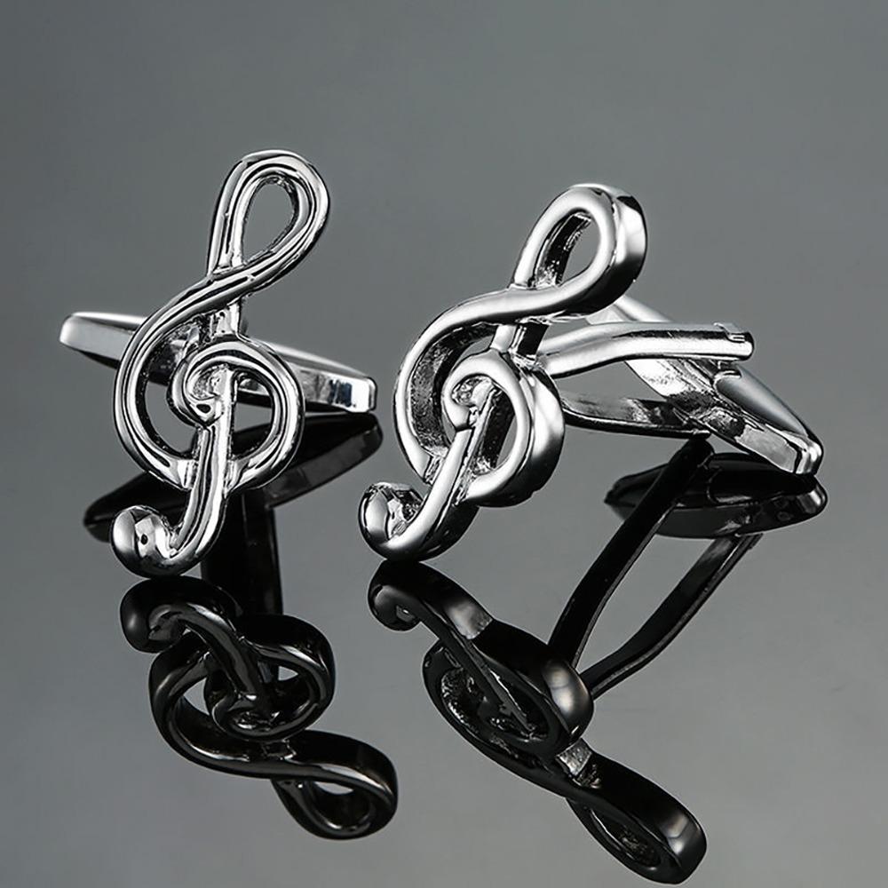 

Drum Guitar Cuff Links Treble Clef Music Instrument Series Cufflinks Concert Accessories Style 1