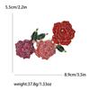 Fashion Accessories, Creative Rhinestone Flower Brooch, Versatile Temperament Celebrity Clothing Collar Accessories