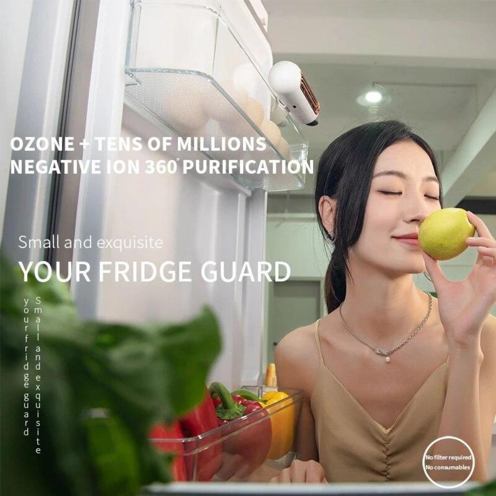 1PC Ozone Refrigerator Deodorizer Sterilizer Air Freshener Odor Eliminator Fridge Air Cleaner For Fruit Vegetable