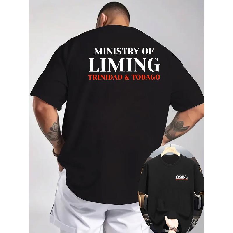 

2026 Summer New Men S Casual Short-Sleeve T-Shirt, Ribbed Round Neck Top, Print on Both Front And Back, Knitted Fabric, Refreshing And Comfortable 4XL