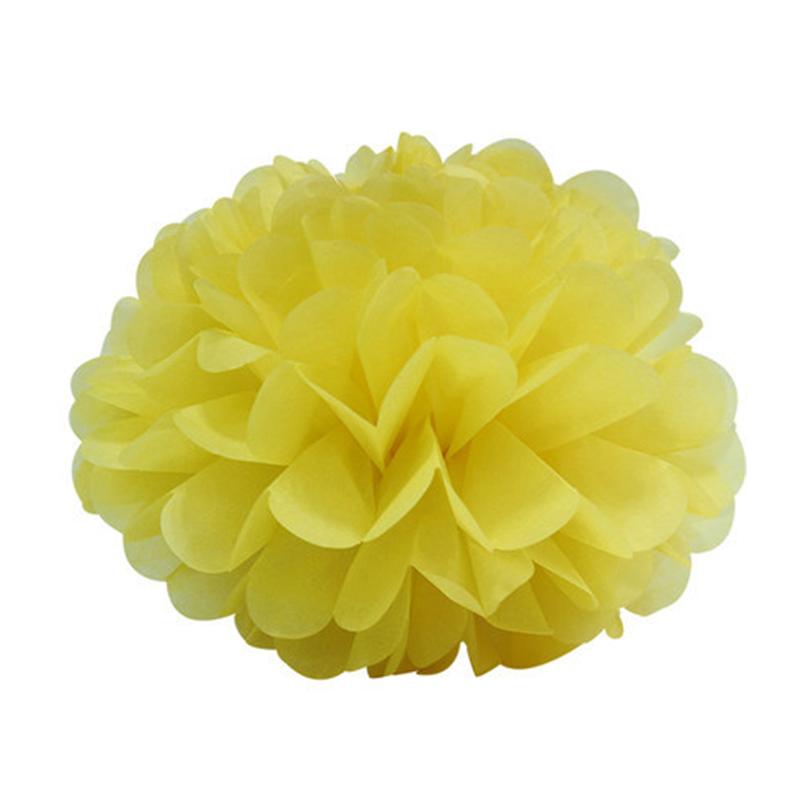 5pcs 6''-12'' Tissue Paper Pompoms Wedding Decorative Paper Flowers Ball Baby Shower Birthday Party Decoration Paper Pom Poms