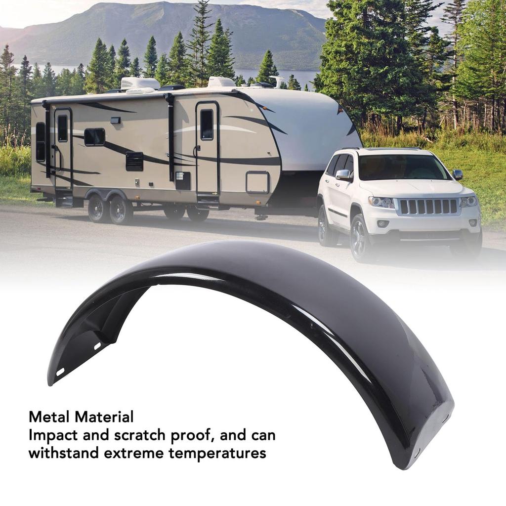 Trailer Wheel x x Inch Trailer Impact Resistant Metal Tire Mudguards for ATV 16 Inch Diameter Wheels for Enhanced Protection Mudguards, 33.07 10.04