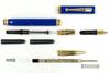 Slim Black Leather Pen Case for the Exchange BP ZX Fountain Pen Ink with Blue Ink Set (individual Cartridge) (T23-ASB-ZX-L)
