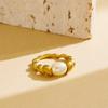 Temperament Retro Hong Kong Style Pearl Ring, Personality Ins Style Simple, Ring Index Finger Ring High-end Jewelry