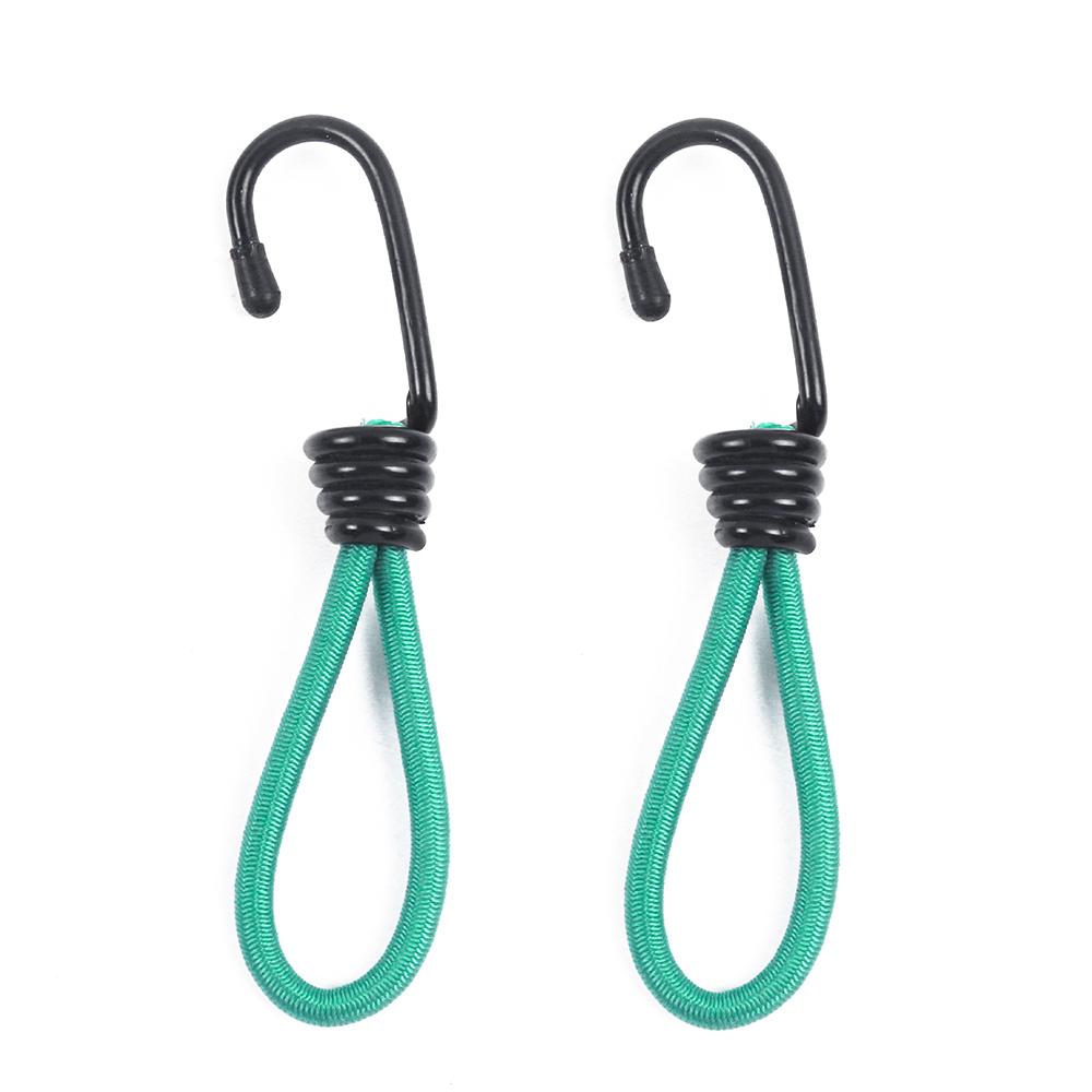 Outdoor Camping Tent Elastic Rope Buckle Bungee Rope Set with Hooks Suitable for Fixing Tar Tent Canopy Boat Hiking Accessories
