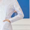 Women's Fashion Bias Lapel Standing Neck Long Sleeve Color Uniform Dresses
