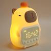 Charging Capybara Night Light Capybara Shape Bedside LED Clock Capybara Alarm Clock  Bedroom
