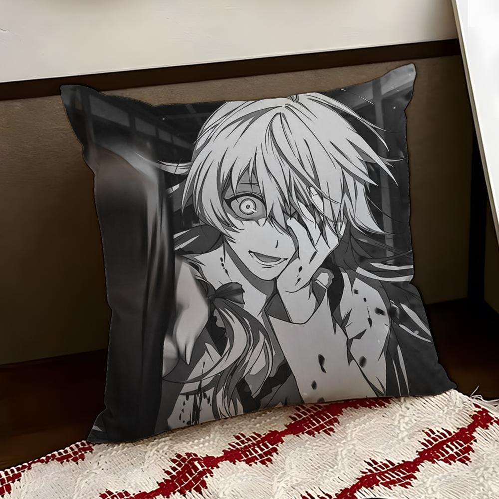MMirai NNikki Cushion Cover Reversible Soft Durable Pillow Cover Home Car MultiScene Use for Daily Comfort
