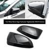 Carbon Fiber Side Rear View Mirror Cover Cap Decor Trim For Toyota Hilux Revo Vigo Fortuner Highlander RAV4 Innova-M53K