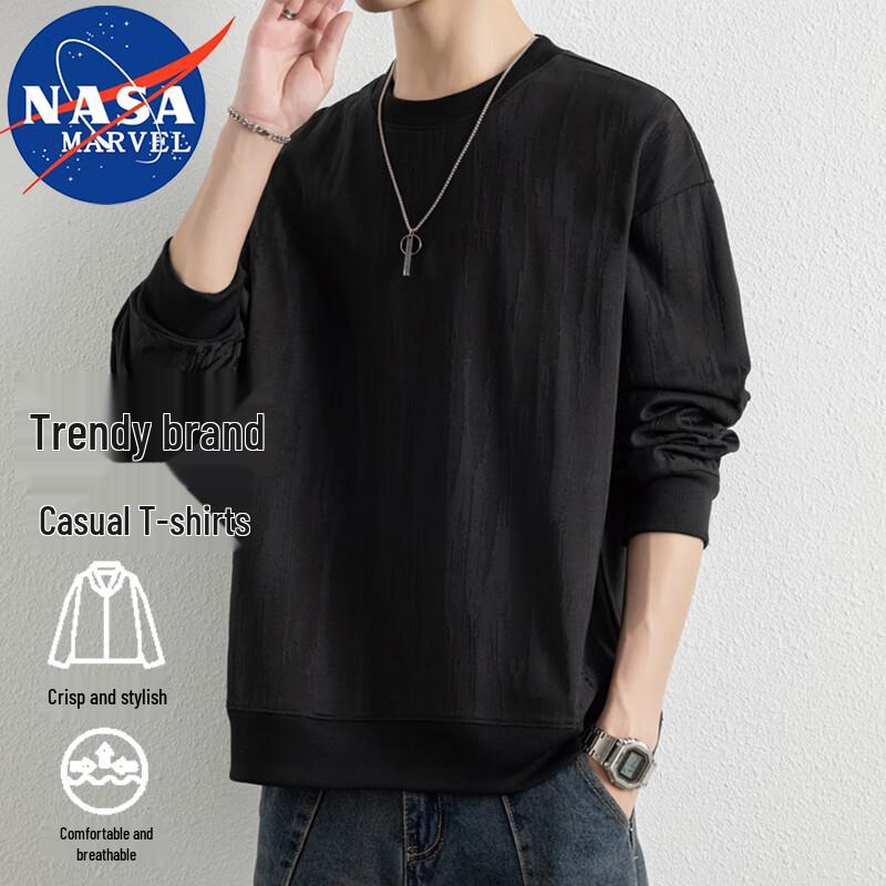 NASA MARVEL Men's Casual Round Neck T-Shirt