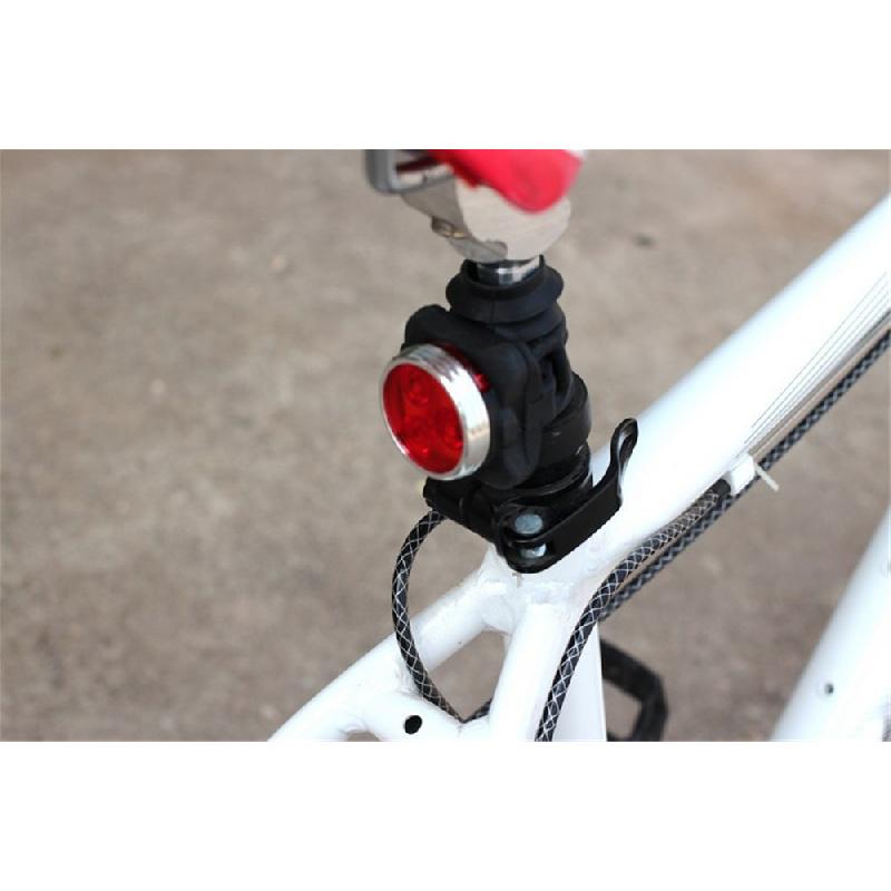 New Bicycle Mountain Bike Tail Light Emergency Signal Lamp USB Rechargeable 4 Modes