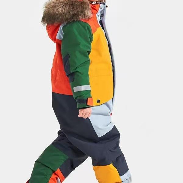 Kid Boys Dívčí Lyžařské soupravy Snowboard Kabát Kalhoty Vodotěsné Větruodolné Teplé Outdoor Sportovní oblečení Snowboard Lyžování Móda