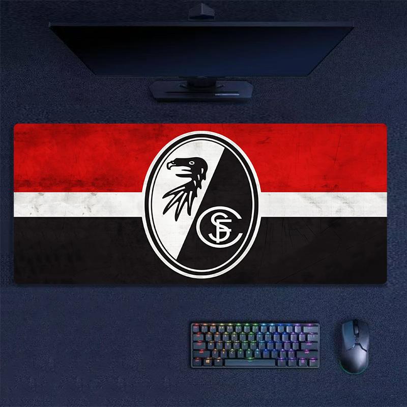 SC Freiburg Print Cushion Non-slip Laptop Tablet Big Mousepad XXL Mat Mini PC Playmat With Lock edge
