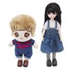 Fashion Leather Shoes for 15/20cm Cotton Dolls for 1/12 1/14 Dolls for EXO Doll