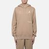 Jordan X CLOT Logo Print Sports Pullover Hoodie Men Tops Canteen-Brown AR8396-213
