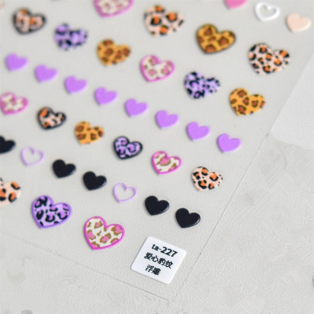 1pcs 5D Exquisite Purple Wisteria Flower Nail Art Stickers Flower Bow Nail Decoration Slider Decal Adhesive Transfer Part