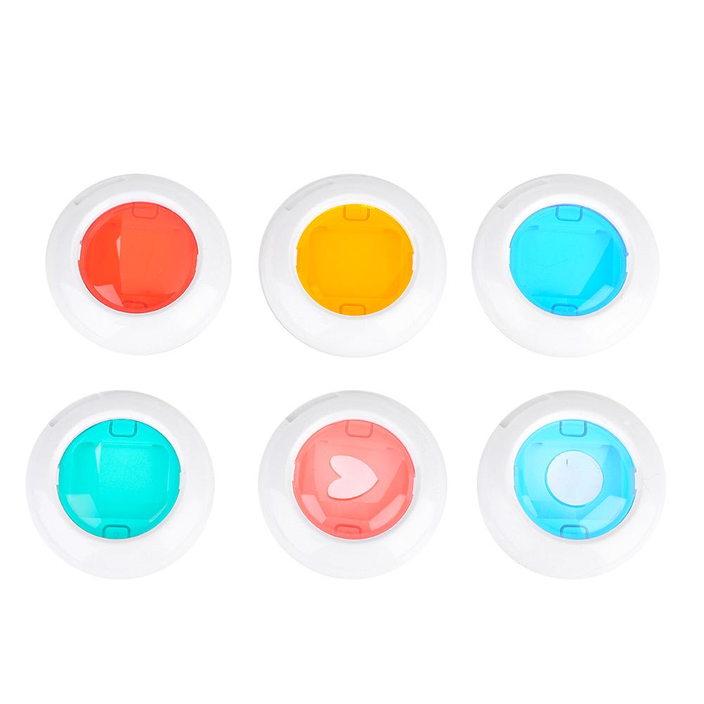 

6 Colors Instant Camera Flashlight Flash Filters Set for Fujifilm Instax Mini 7s8 8+ 9 (6pcs)
