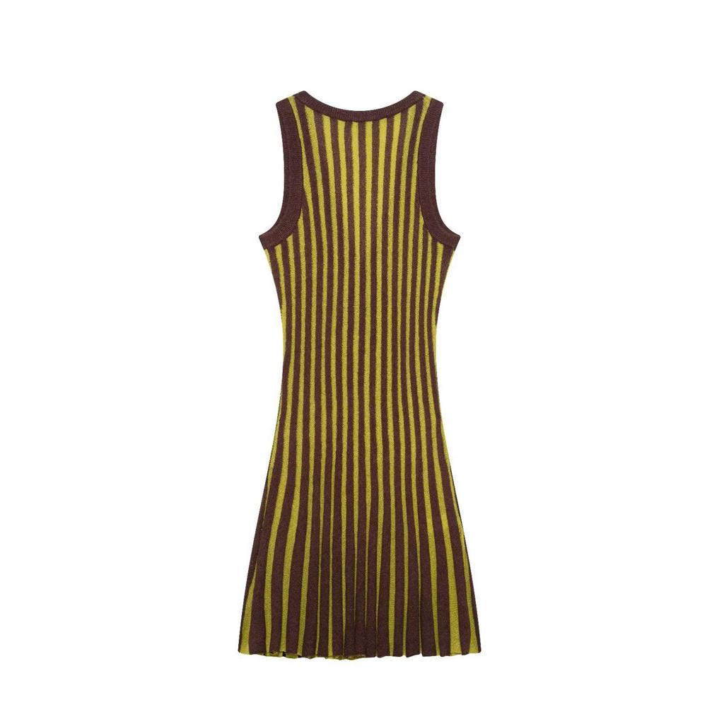 TAOP&ZA Women's Spring/Summer Striped Knit Dress
