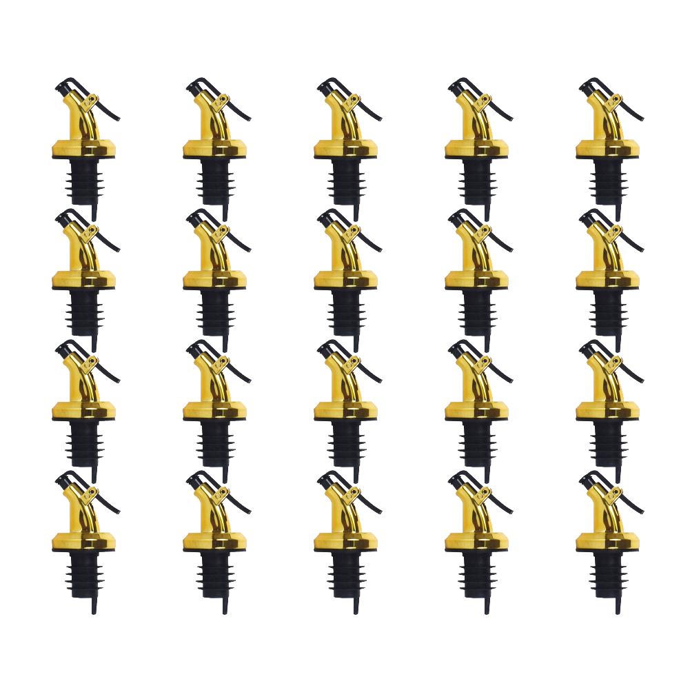 5/10/20Pcs Wine Stopper Bottle Pourer Nozzle Olive Oil Wine Plastic Dispenser Pour Spouts For Whisky Cocktail Bar Accessories