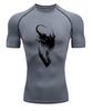 Venom Pattern 2026 Men's Sports T-Shirt Training Fitness Exercise T-Shirt Anti-Wear Clothing Sports Men's