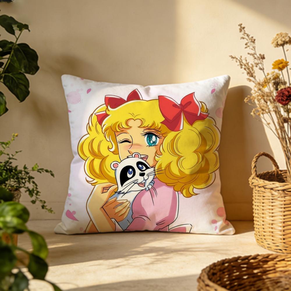 

Stylish CCandy Candyable Cushion Cover Versatile DoubleSided Pillow Case Fit for Sofa Bed Car Daily Decor 30X30cm