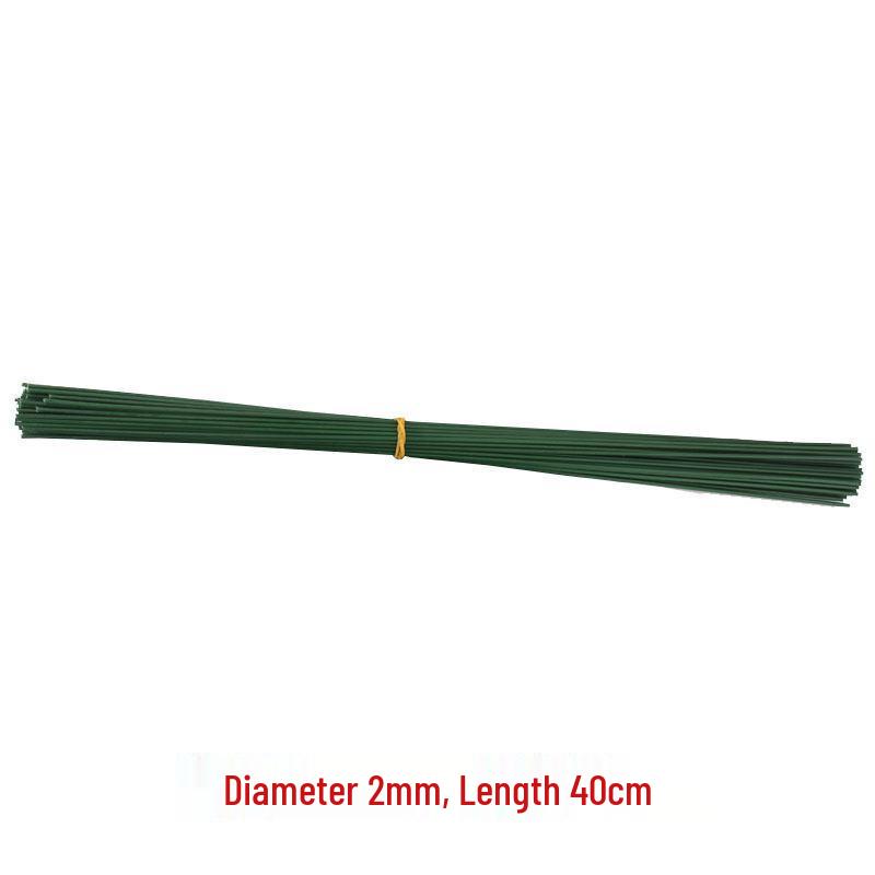 DIY Silk Flower Stem Kit: Includes Materials for Handmade Ribbon Roses, Sticks, Green Wire Branches, and Fake Leaves Tape.