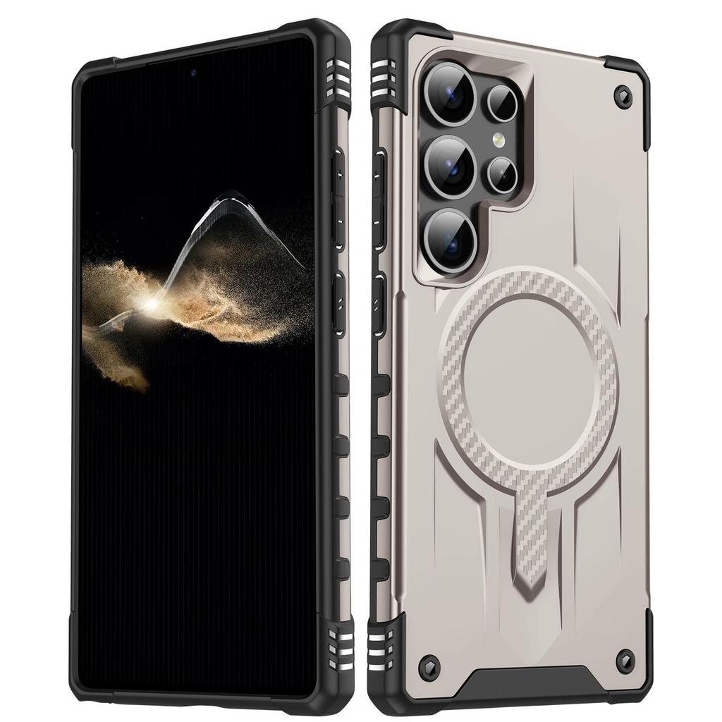 Pouzdro Samsung S25 Ultra Starship - Magnetické, Airbag na čtyřech rozích, Ochrana proti pádu