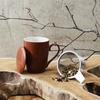 Mira Orange Mug With Infuser And Stoneware Lid