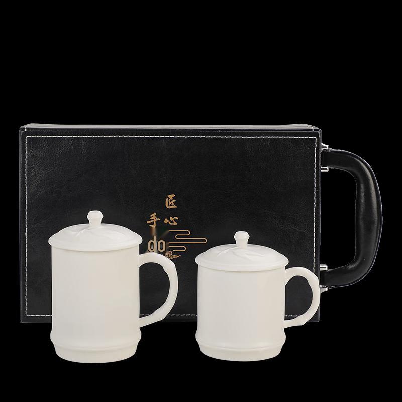 Tuopai Bamboo Charm Ceramic Office Cup Set