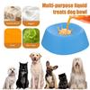 Dog Lick Bowl Slow Feeder with Rotating Ball Spill-Resistant Liquid Treat Feeder for Bone
