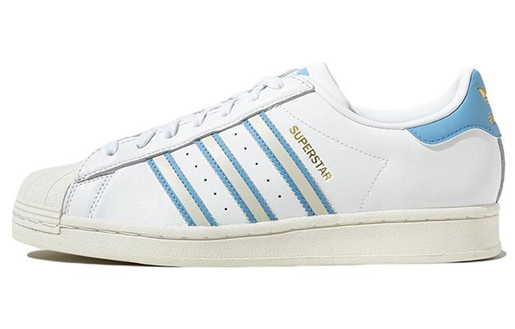 Superstar Adidas Originals  White Light Blue  GX9876 40