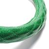 Azur Grandis Steering Wheel Glitter Medium Cover, Green, (Outer Diameter Approx. 38-39cm), XS55G24A-M-020