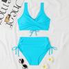 Swimsuit Solid Color Split Swimsuit Bikini Set Underwear Two-piece Set