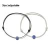 1 Paar   Retro Farbe Seil Teufelsauge Handseil Handgewebte Armbänder Paar Freunde Armband