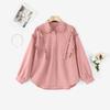ZANZEA Women Turn Down Collar Loose Causal Long Sleeve Blouse