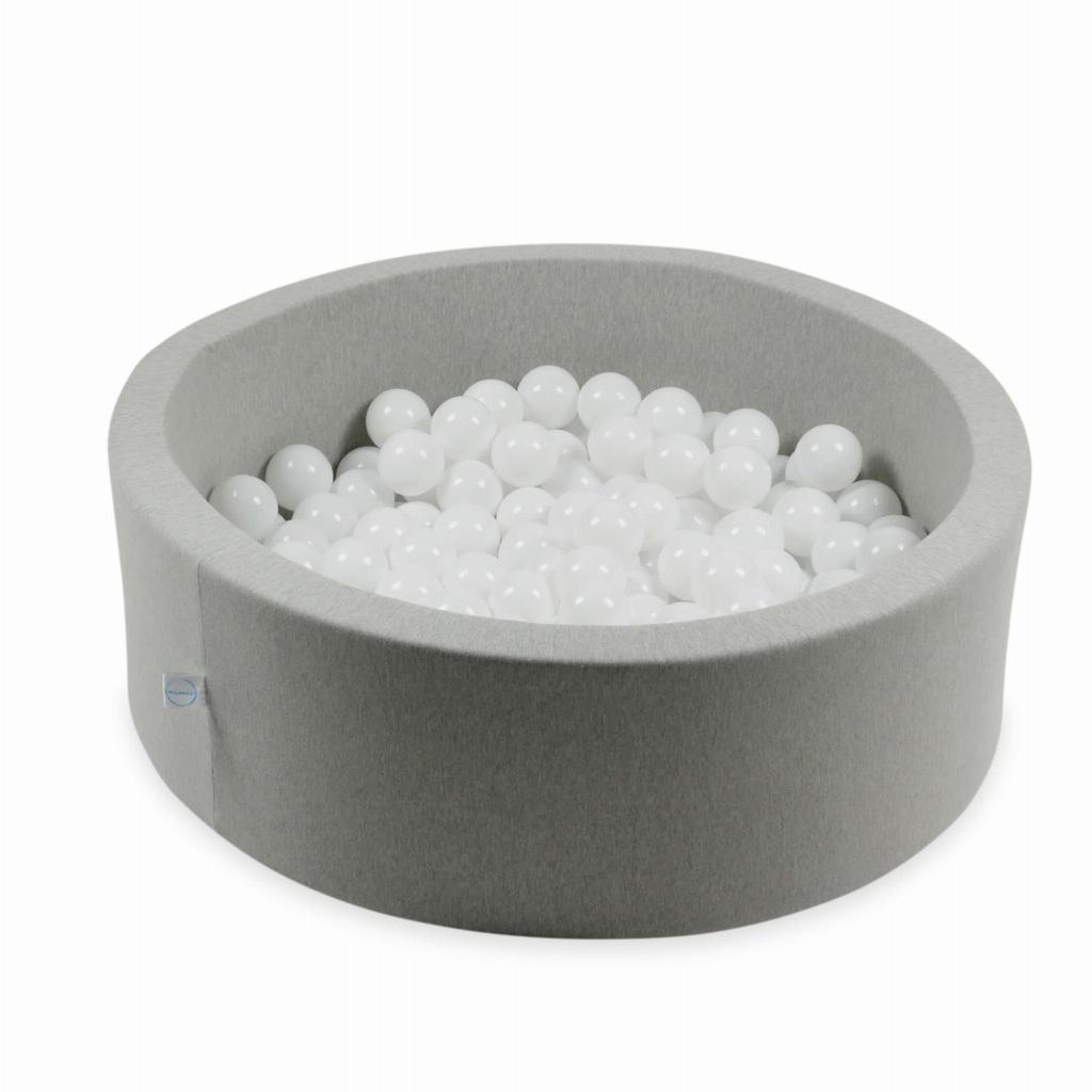 Toy balls ø7cm 100pcs white